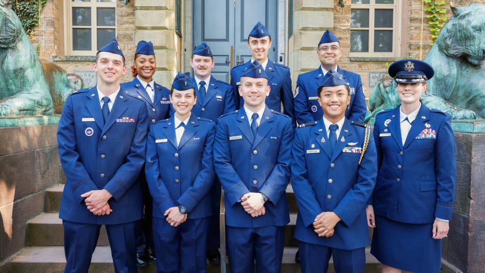 Princeton Air Force at the Commissioning Ceremony