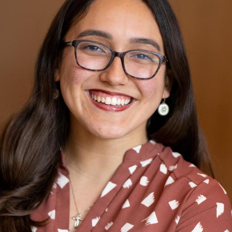 A headshot of Venezia Garza