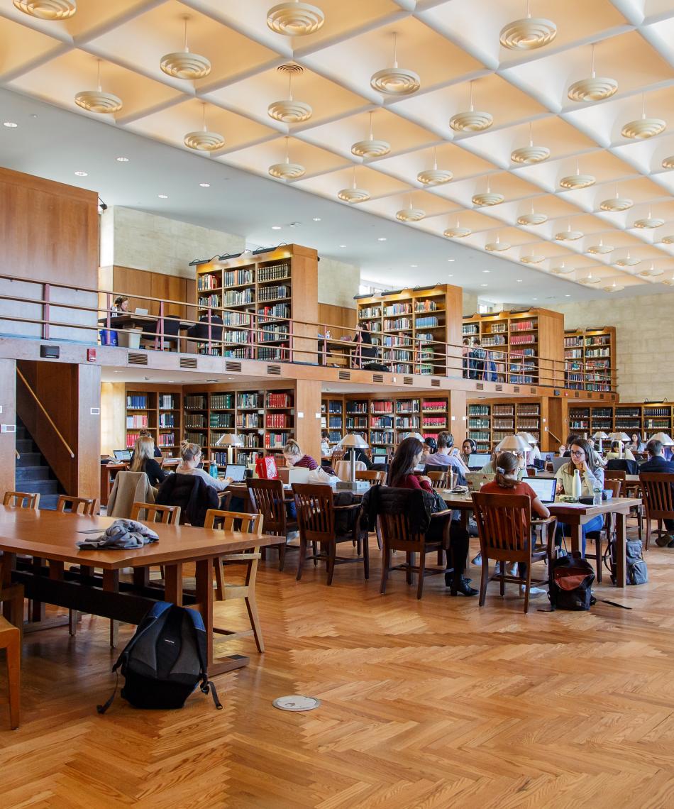 Inside of Firestone Library