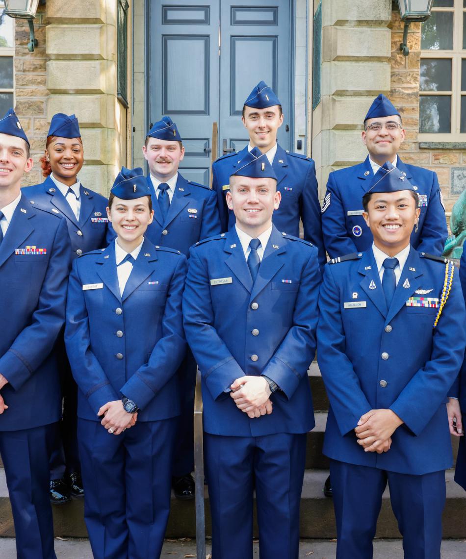 Princeton Air Force at the Commissioning Ceremony