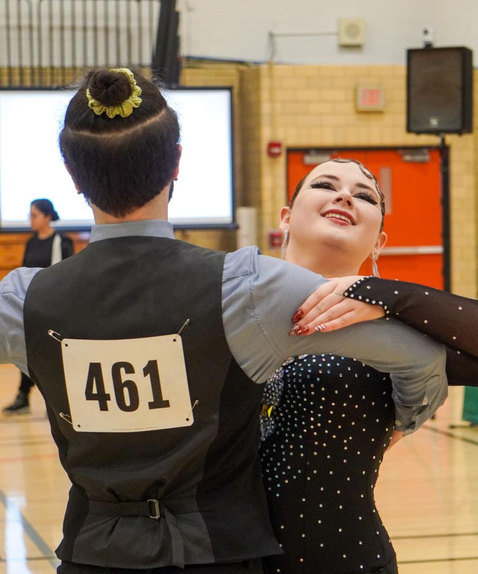 Ballroom dancing sport club competition