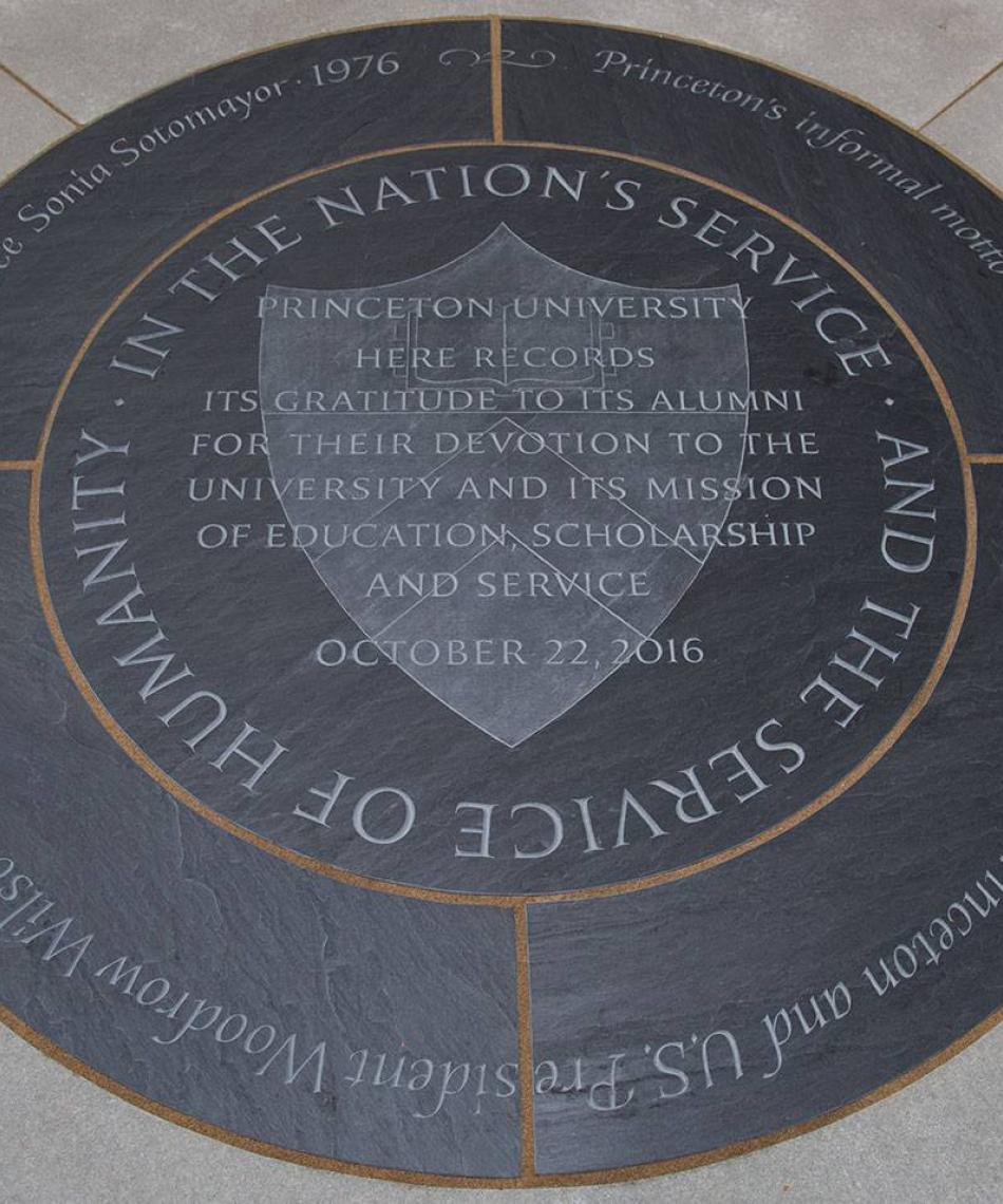 Compass plaque 