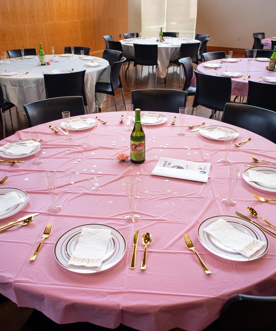 Table set up 