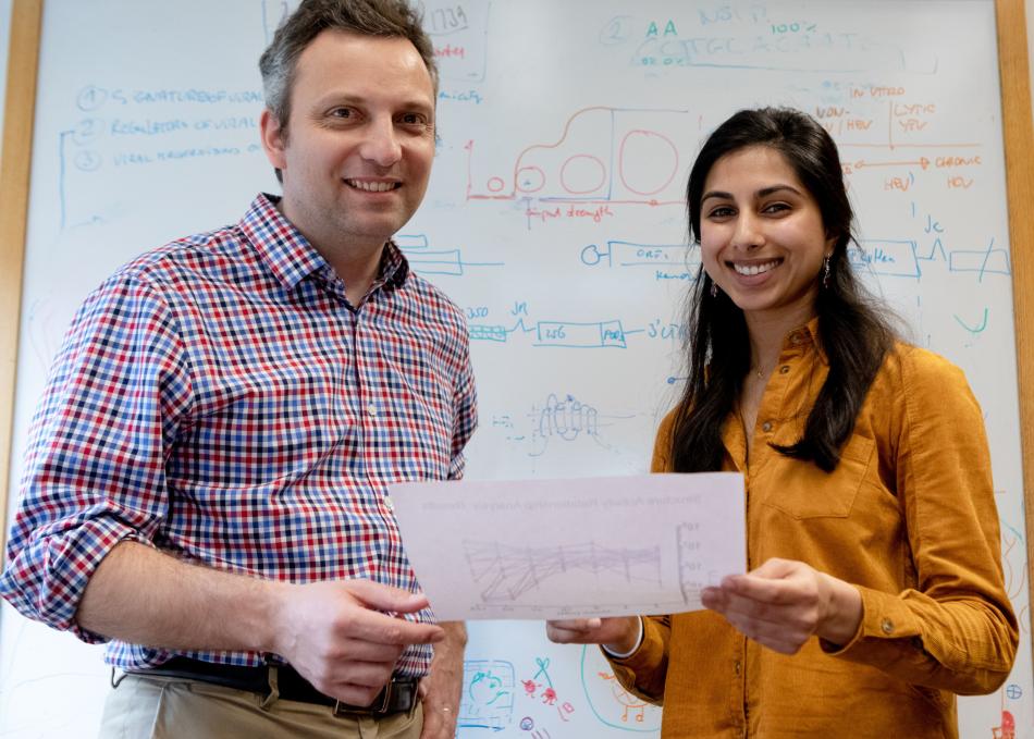 PhD Student with her advisor