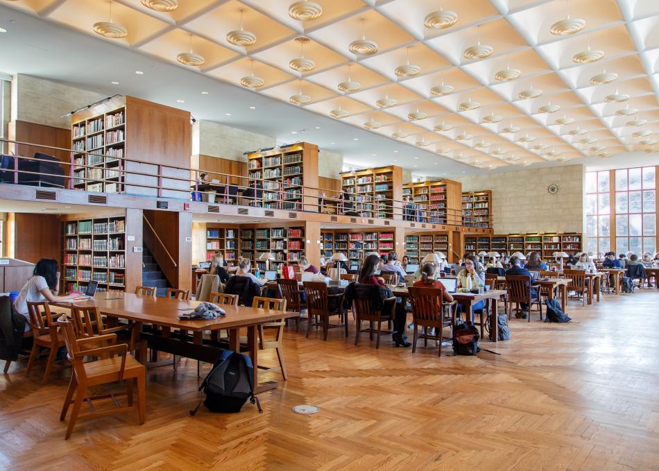 Inside of Firestone Library