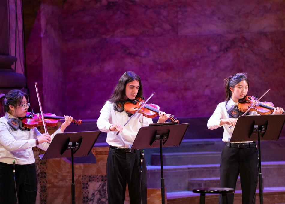 Mariachi Los Tigres performing in Richardson Auditorium