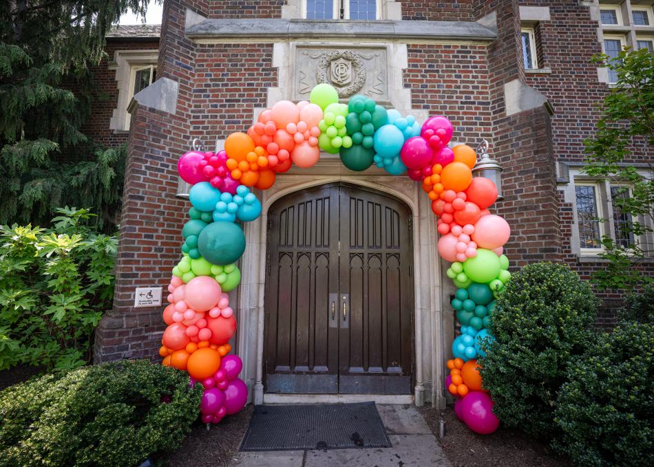 Front door to campus club