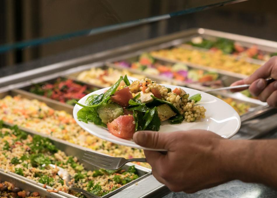 Food from the dining hall 
