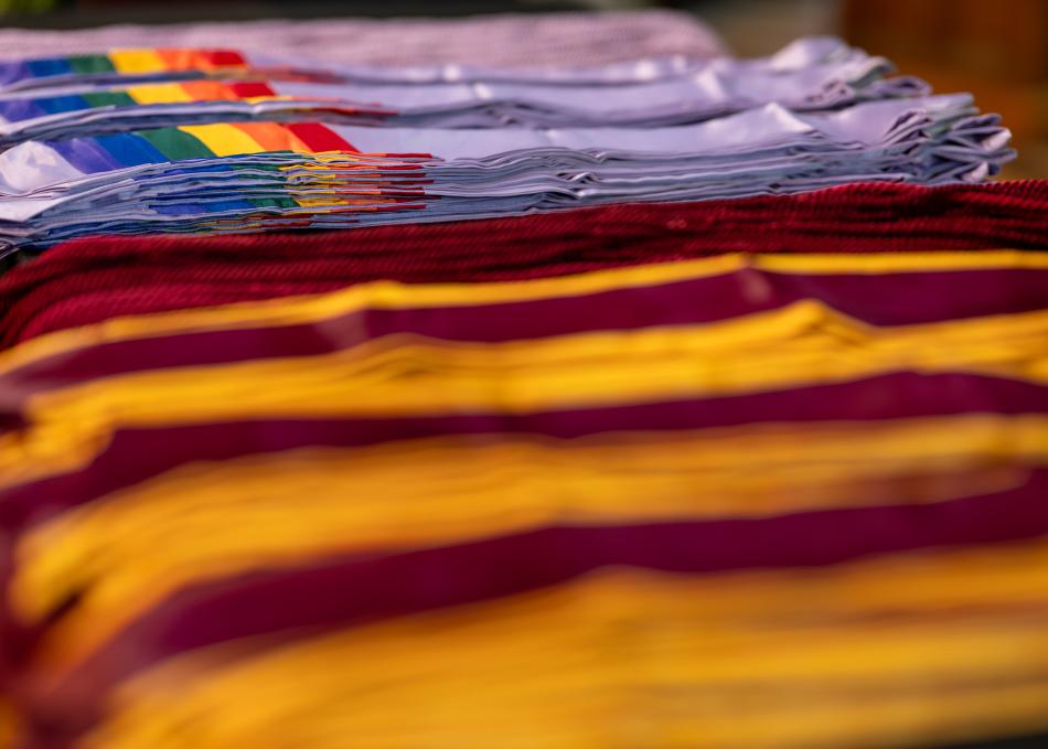 Pride graduation tassels