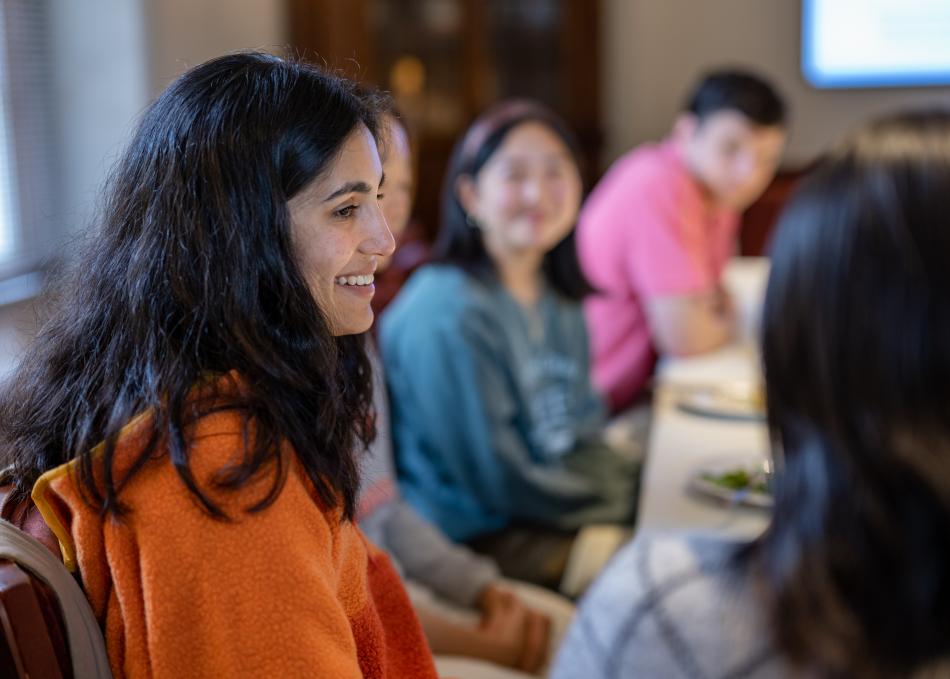 Student smiling
