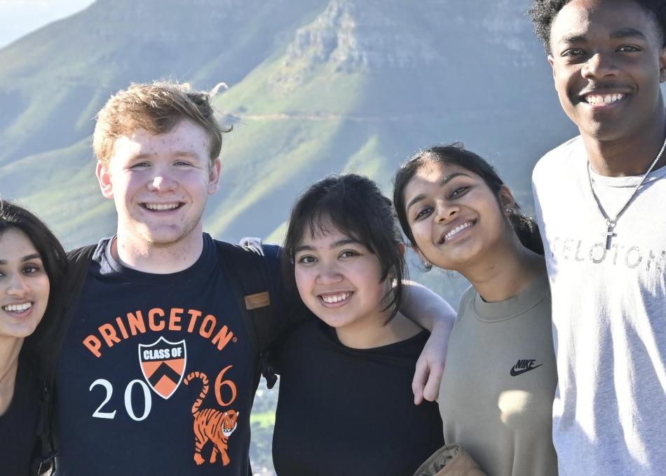 Students smiling