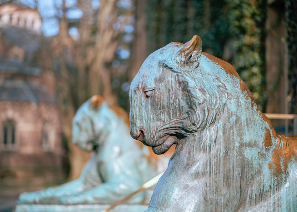 Tiger statues