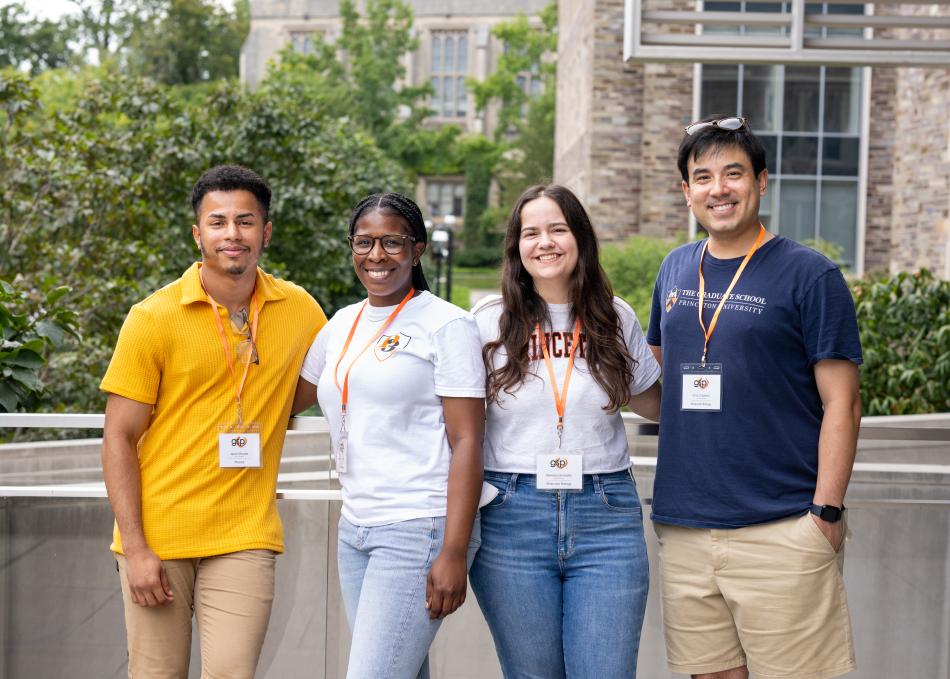 Graduate students posing for a picture