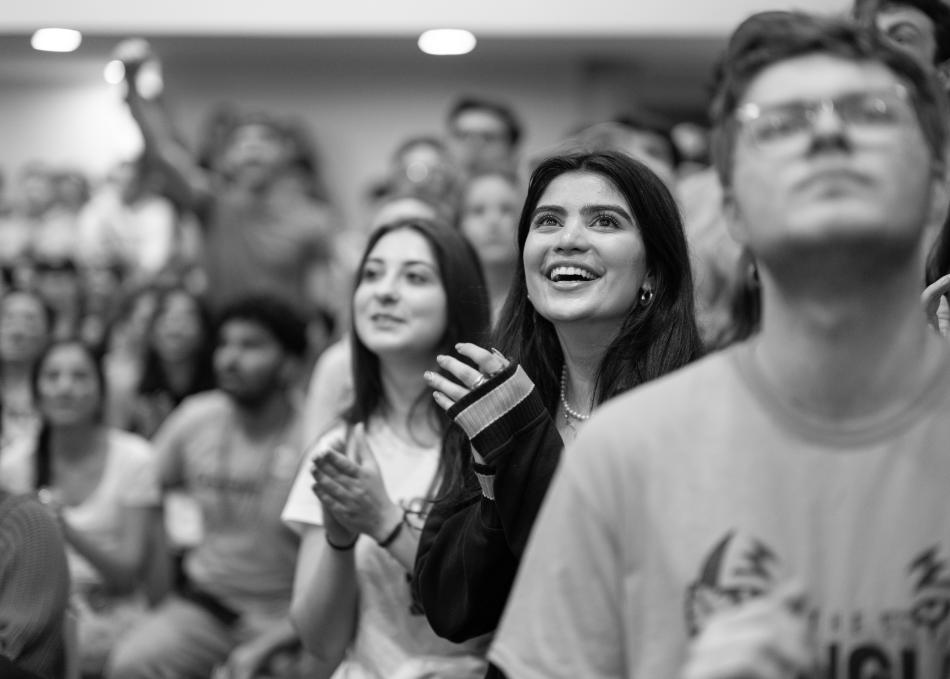 Student smiling